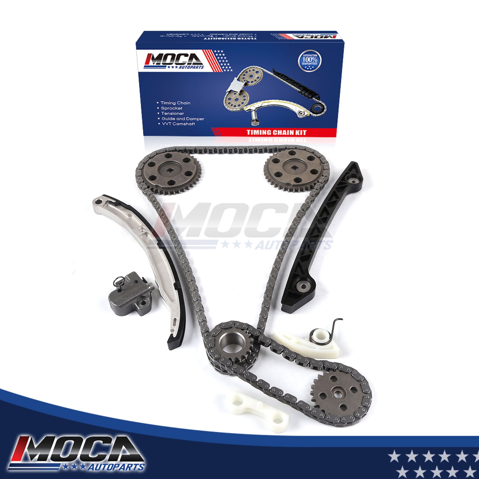 Timing Chain Kit fit 05 06 Ford Escape Mercury Mariner 2.3L L4 DOHC MocaAutoParts