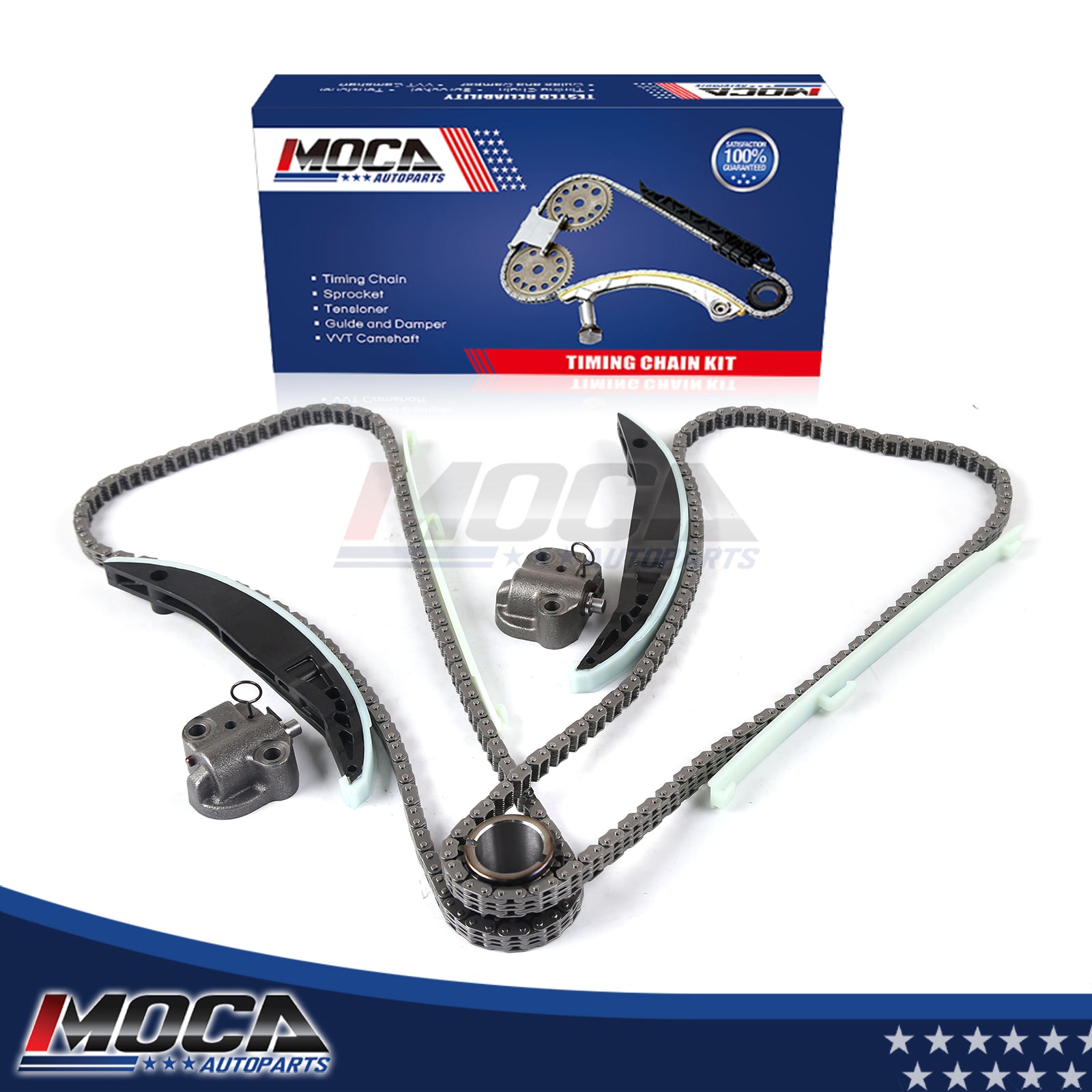 ECCPP Timing Chain Set For Ford Fusion Mercury Milan Mazda 6 3.0L V6 (03-09)
