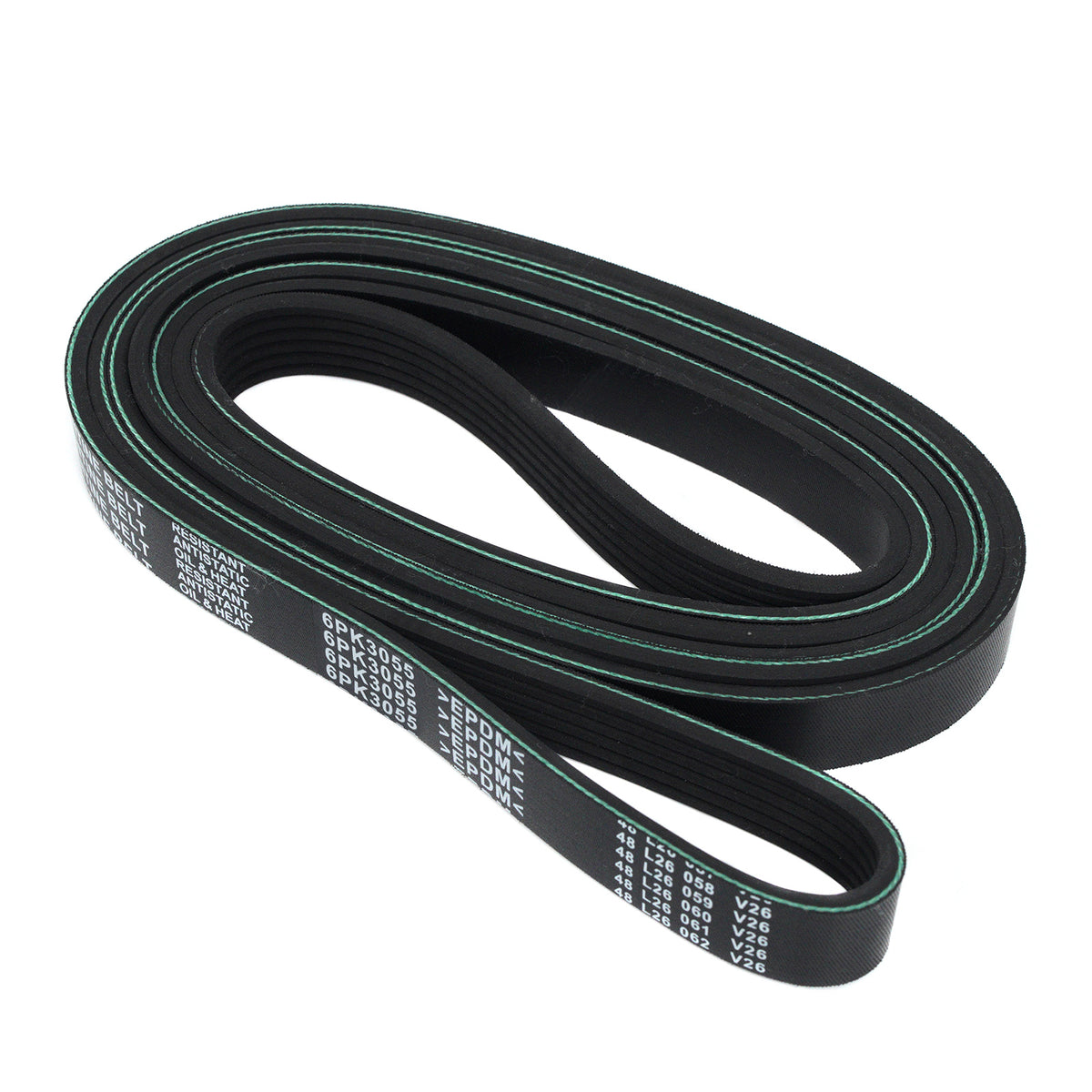 MOCA 6PK3055 EPDM Serpentine Belt Fits 1998-2000 Chevrolet C2500 C3500 K2500 K3500
