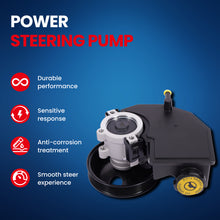 MOCA Power Steering Pump w/ Pulley Fit for 1999-2000 Jeep Grand Cherokee 4.7L & 1999-2004 Jeep Grand Cherokee 4.0L