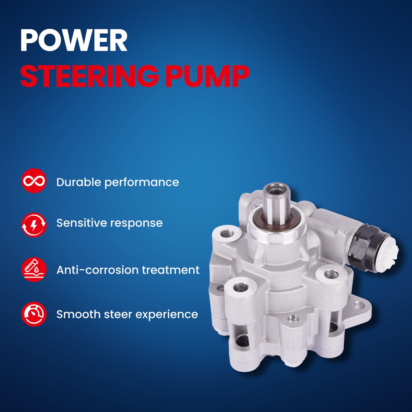 MOCA Power Steering Pump Fit for 2011-2015 Dodge Durango 5.7L & 2011-2015 Jeep Grand Cherokee 5.7L