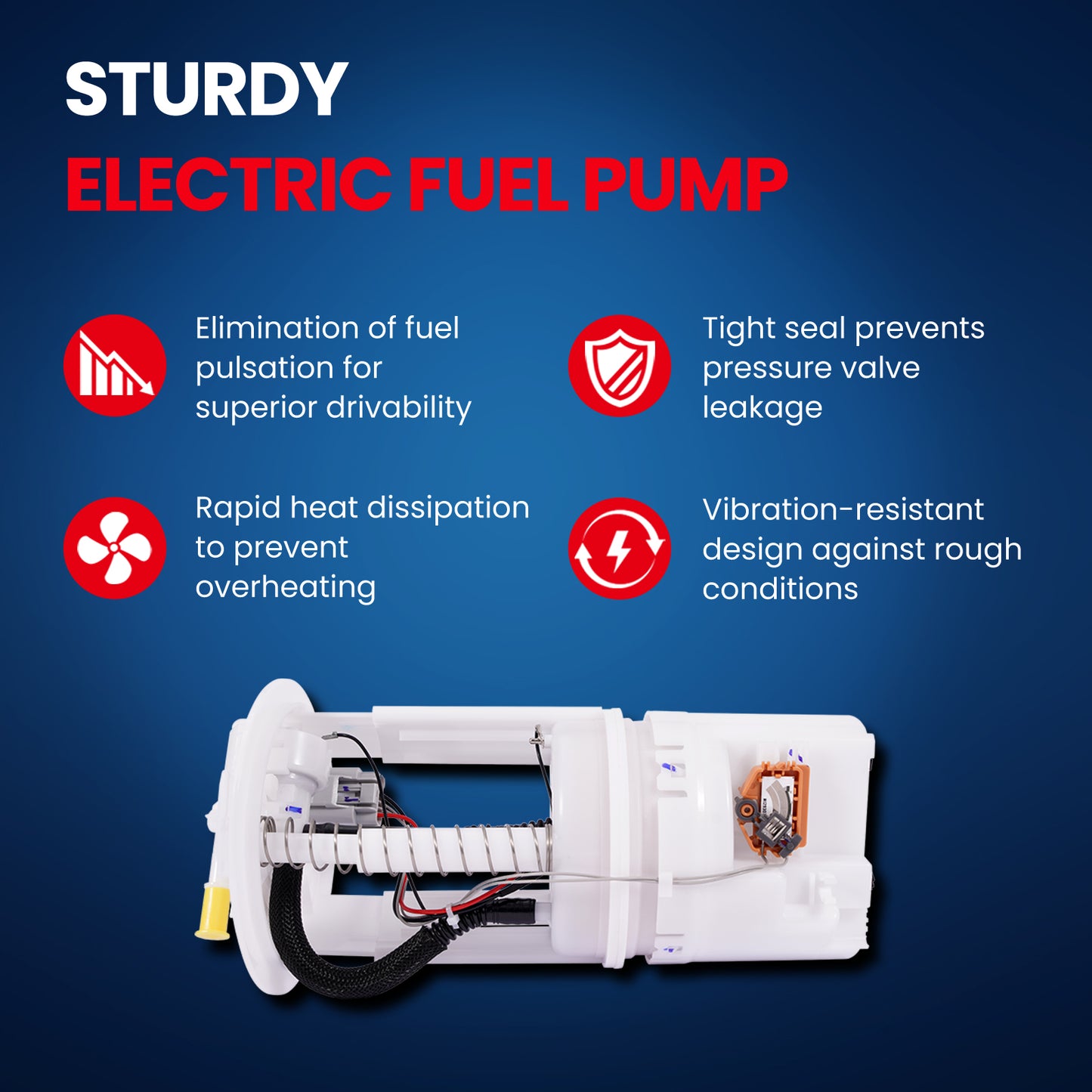 MOCA E7197M Fuel Pump Module Assembly for 2006-2010 Jeep Commander & 2005-2010 Jeep Grand Cherokee