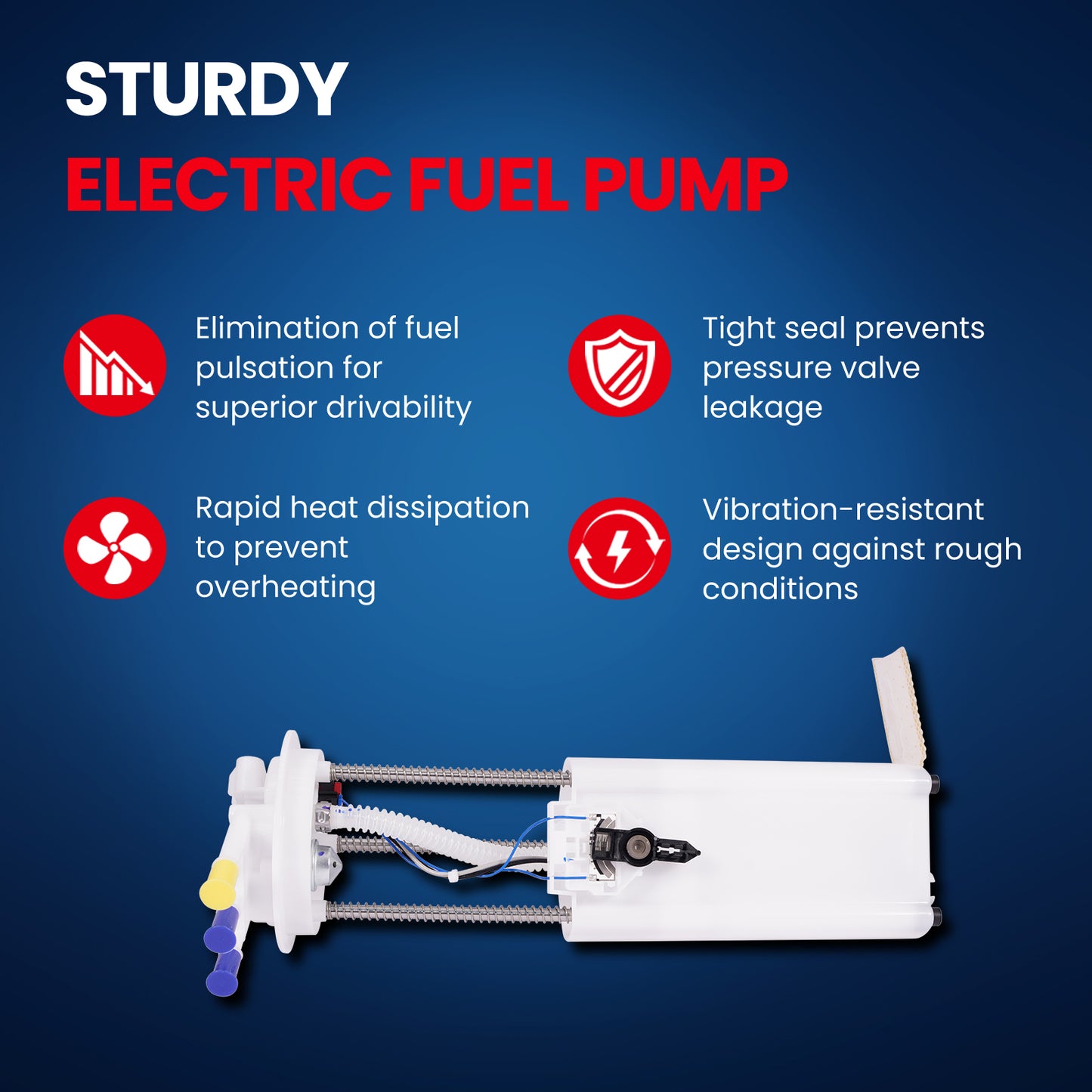 MOCA E3506M Fuel Pump Module Assembly for 2004-2005 Chevrolet Astro & GMC Safari V6 4.3L