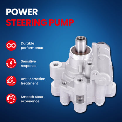 MOCA Power Steering Pump Fit for 2007-2010 Chrysler Cirrus Sebring 3.5L & 2008-2010 Dodge Avenger 2.7L & 2009-2010 Volkswagen Routan 3.8L 4.0L