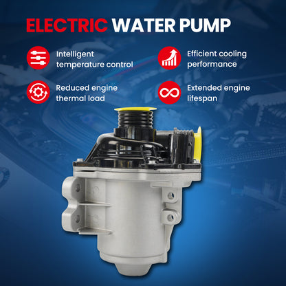 MOCA Electric Engine Water Pump Fit for 2008-2013 BMW 135i 3.0L & 2007-2013 BMW 335i 3.0L & 2012-2017 BMW 640i 3.0L & 2011-2017 BMW X3 3.0L