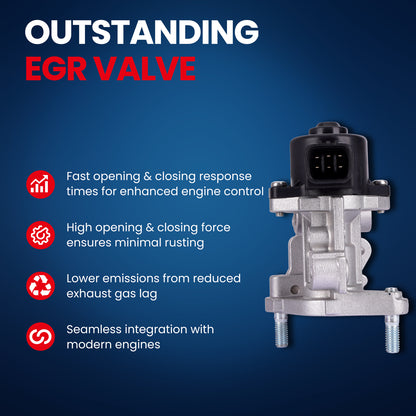Válvula EGR MOCA EGV1235 compatible con Lexus CT200h 1.8L (2011-2017) y Toyota Prius V 1.8L (2012-2018)