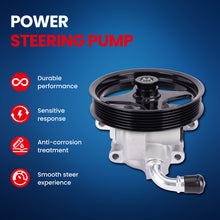 MOCA Power Steering Pump Fit for 2008-2010 Ford F-250 F-350 Super Duty 5.4L