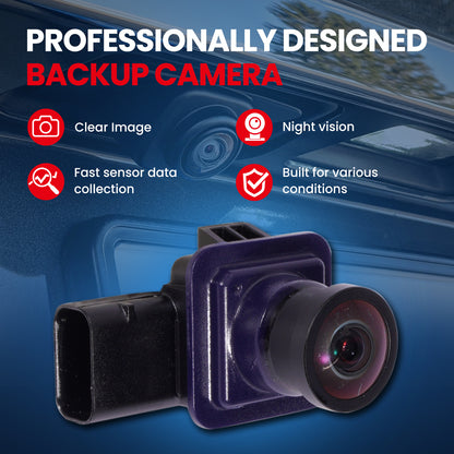 MOCA 590-419 Rear Park Assist Camera Fit for 2014-2016 Ford Escape 1.6L 2.0L 2.5L