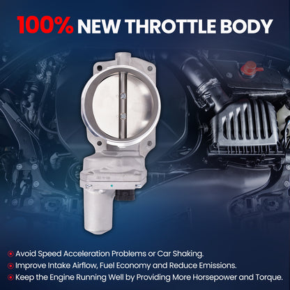 MOCA Throttle Body Fit for 2005-2006 Pontiac GTO 6.0L & 2005-2007 Chevrolet Corvette 6.0L & 2006-2008 Chevrolet Corvette 7.0L