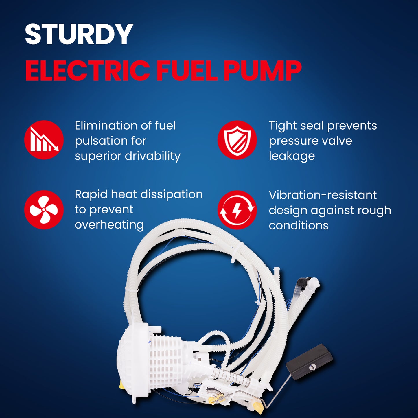 MOCA E7264A Fuel Pump Module Assembly for 2005-2019 Chrysler 300 5.7L & 2009-2019 Dodge Challenger 5.7L & 2011-2019 Dodge Charger 3.6L