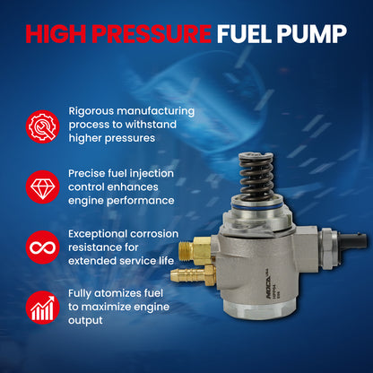 MOCA High Pressure Fuel Pump Fit for 2011-2014 Audi A1 1.4L & 2008-2013 Seat Leon 1.4L & 2013-2016 Volkswagen Tiguan 1.4L Turbocharged
