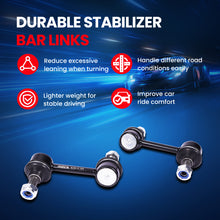 Bielas de extremo de barra estabilizadora delantera MOCA 2X compatibles con Toyota Camry 1992-1996 y Lexus ES300 1992-1996