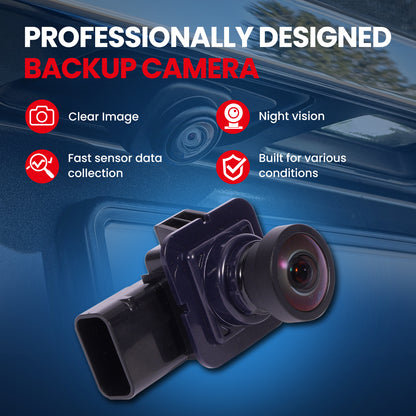 Cámara de asistencia para estacionamiento trasero MOCA 592-006 compatible con Ford Flex 3.5L 2013-2019