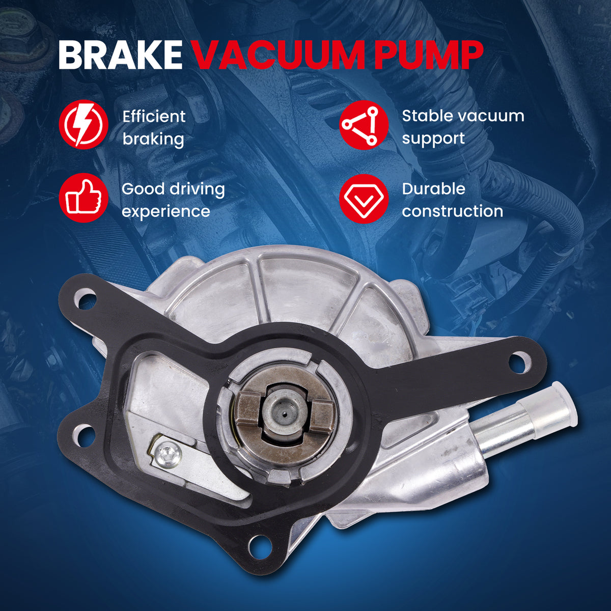 Bomba de vacío de freno MOCA VCP171 compatible con Mercedes-Benz ML350 3.0L (2010-2014) y Mercedes-Benz E350 3.0L (2011-2013) y Mercedes-Benz S350 3.0L (2012-2013)