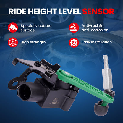 MOCA V10-72-0057 Front Left Ride Leveling Height Sensor Fit for 2011-2018 Audi A8 Quattro & 2012-2018 Audi A7 Quattro & 2012-2018 Audi A6