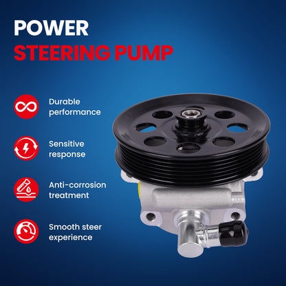 MOCA Power Steering Pump Fit for 2011-2014 Ford E-150 E-250