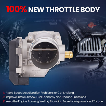 MOCA S20119 Throttle Body Fit for 2014-2016 BMW 228i 2.0L & 2012-2018 BMW 320i 2.0L & 2013-2017 BMW X3 2.0L