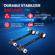 MCOA AUTOPARTS 2x Front Stabilizer Sway Bar End Links Fit for 2009-2012 Lincon MKZ & 2011-2012 Ford Fusion & 2010-2011 Mercury Milan