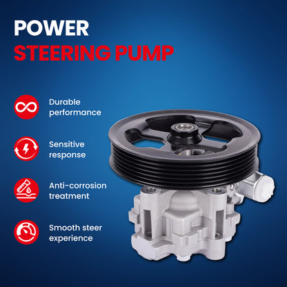 MOCA Power Steering Pump Fit for 2011-2014 Chrysler 200 2.4L & 2007-2010 Chrysler Sebring 2.4L & 2009-2020 Dodge Journey 2.4L