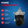 MOCA Power Steering Pump Fit for 2000-2003 Ford Excursion 7.3L & 1992-1997 Ford F-250 5.0L & 1999-2003 Ford F-550 Super Duty 7.3L