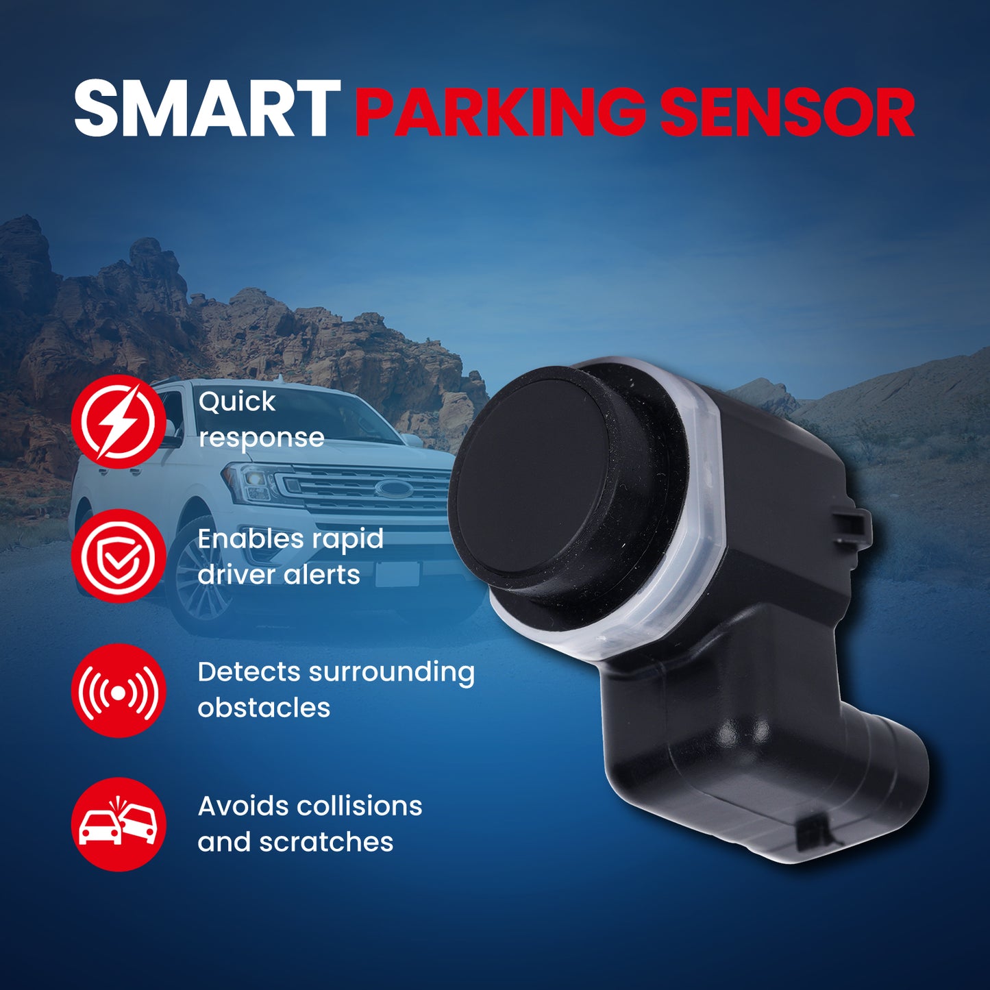 MOCA Parking Aid Sensor Fit for 2007-2010 BMW X3 2.5L 3.0L & 2007-2010 BMW X5 4.8L & 2008-2014 BMW X6 3.0L 4.4L