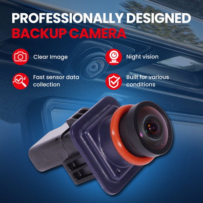 MOCA 592-224 Rear Park Assist Camera Fit for 2013-2019 Ford Police Interceptor Sedan 3.5L 3.7L & 2013-2019 Ford Taurus 3.5L & 2014-2018 Ford Special Service Police Sedan 2.0L