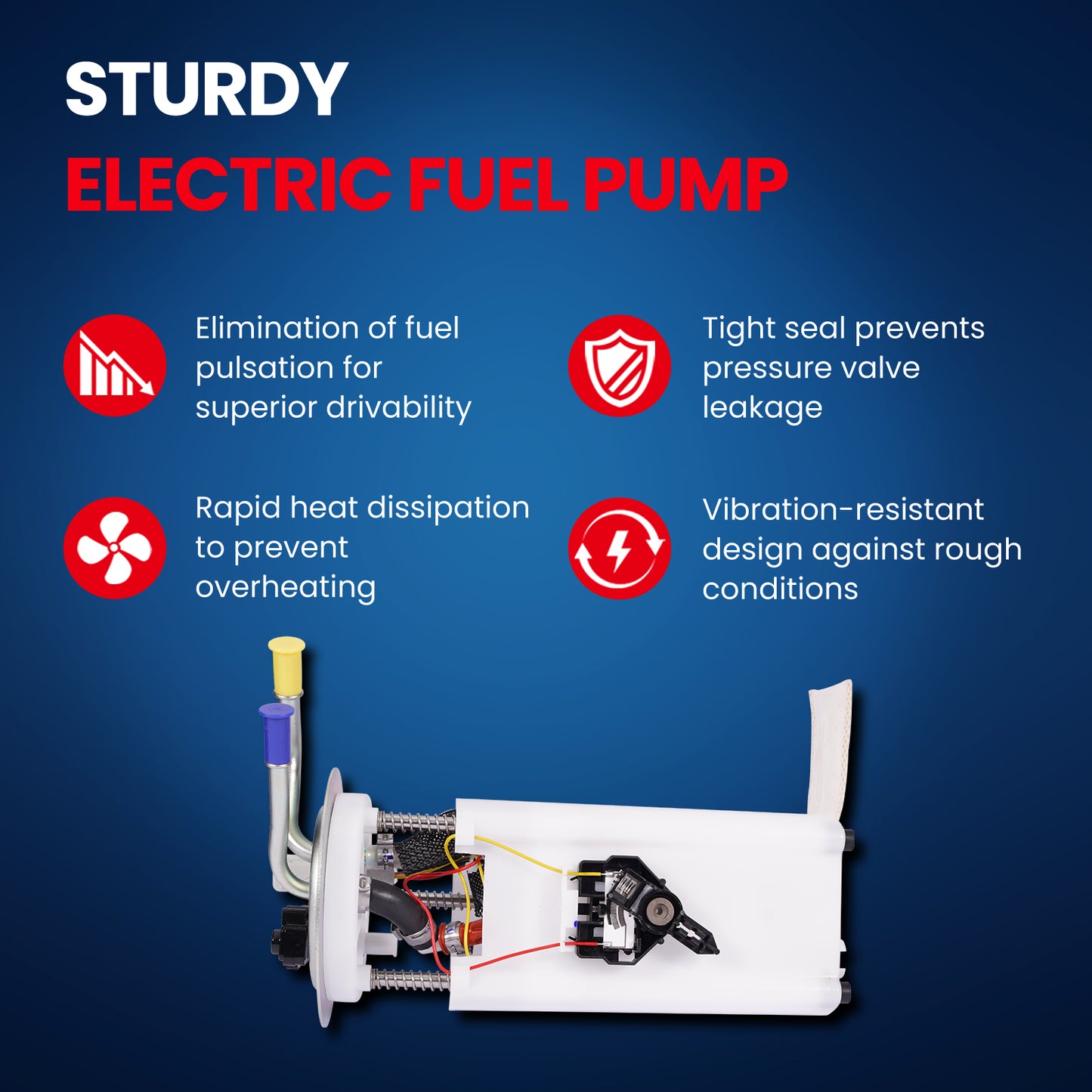 MOCA E3559M Fuel Pump Module Assembly for 2002-2004 Chevrolet Tahoe & GMC Yukon 5.3L