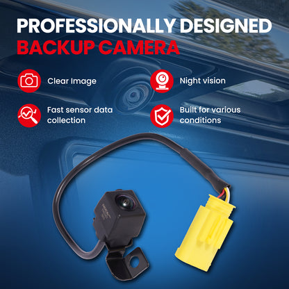 Cámara de asistencia para estacionamiento trasero MOCA 592-267 compatible con Kia Sorento 2.4L 3.5L 2011-2013 y Kia Sorento 3.3L 3.8L 2009