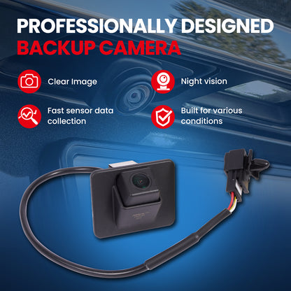 Cámara de asistencia para estacionamiento trasero MOCA 590-099 compatible con Kia Optima 2.0L 2.4L 2011-2013