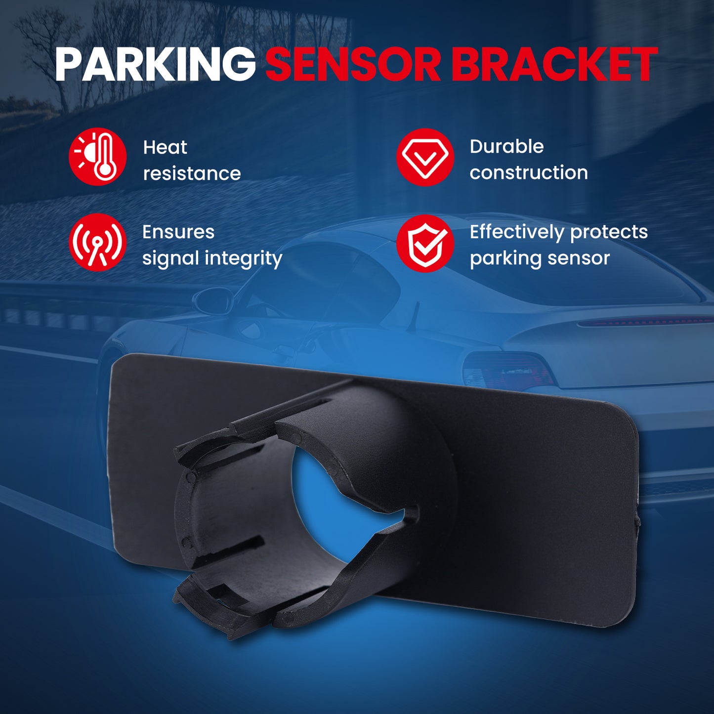 Soporte para sensor de asistencia al estacionamiento MOCA compatible con BMW 525i y 530i (2004-2007), BMW X3 (2004-2006) y BMW X5 (2000-2006)