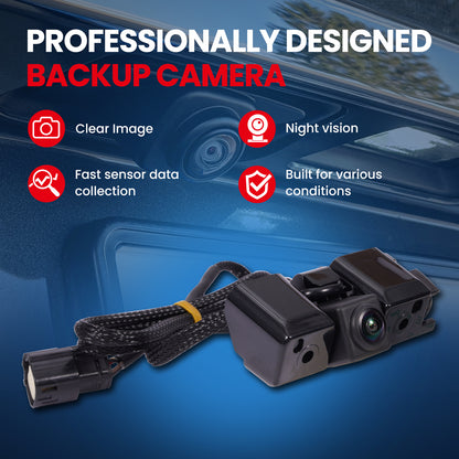 MOCA 590-082 Rear Park Assist Camera Fit for 2014-2015 Chevrolet Cheyenne & 2014-2015 Chevrolet Silverado 1500 & 2014-2015 GMC Sierra 1500