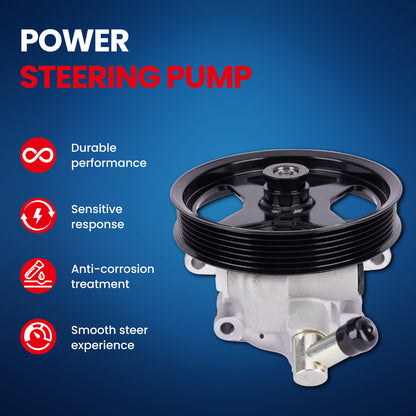 Bomba de dirección asistida MOCA compatible con Ford F-150 4.2L (1997-2003) y Ford Crown Victoria 4.6L (1999-2002)