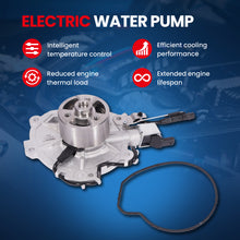 MOCA Electric Engine Water Pump Fit for 2018-2023 Jaguar XF 2.0L & 2018-2021 Jaguar E-Pace F-Type 2.0L & 2018-2019 & 2021-2023 Land Rover Range Rover Velar 2.0L