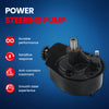 MOCA Power Steering Pump Fit for 2001-2005 Chevrolet Silverado 3500 6.6L & 2001-2010 GMC Sierra 2500 HD 6.6L & 2007-2010 GMC Sierra 3500 HD 6.6L