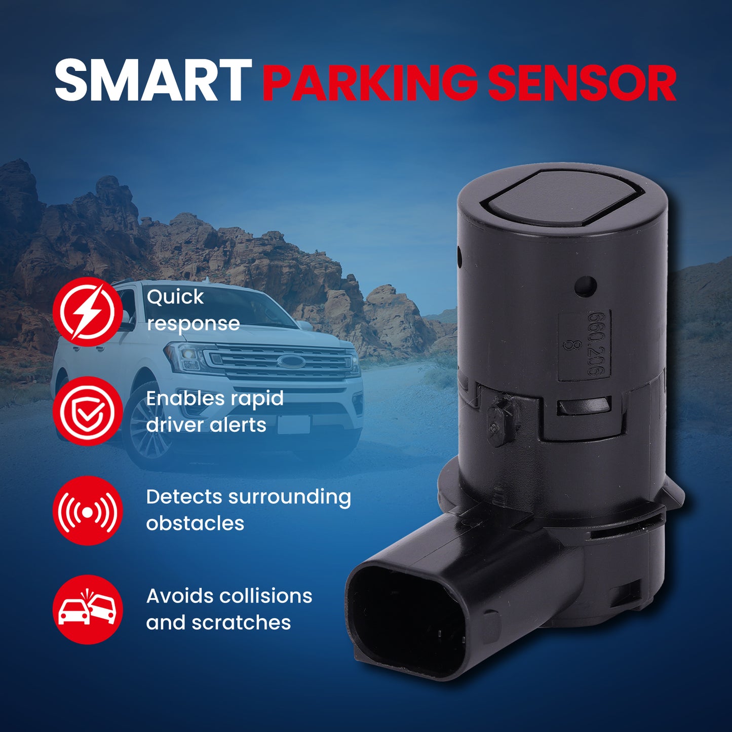 MOCA Parking Aid Sensor Fit for 2005-2007 Nissan Armada 5.6L & 2005-2008 Nissan Titan 5.6L