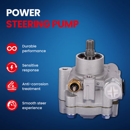 MOCA Power Steering Pump Fit for 2001-2004 Ford Escape 3.0L & 2001-2004 Mazda Tribute