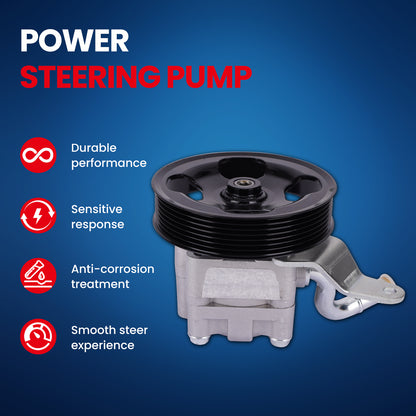 MOCA Power Steering Pump Fit for 2008-2012 INFINITI EX35 & 2009-2012 INFINITI FX35 & 2014-2019 INFINITI Q70 3.7L & 2014-2017 INFINITI QX70 3.7L