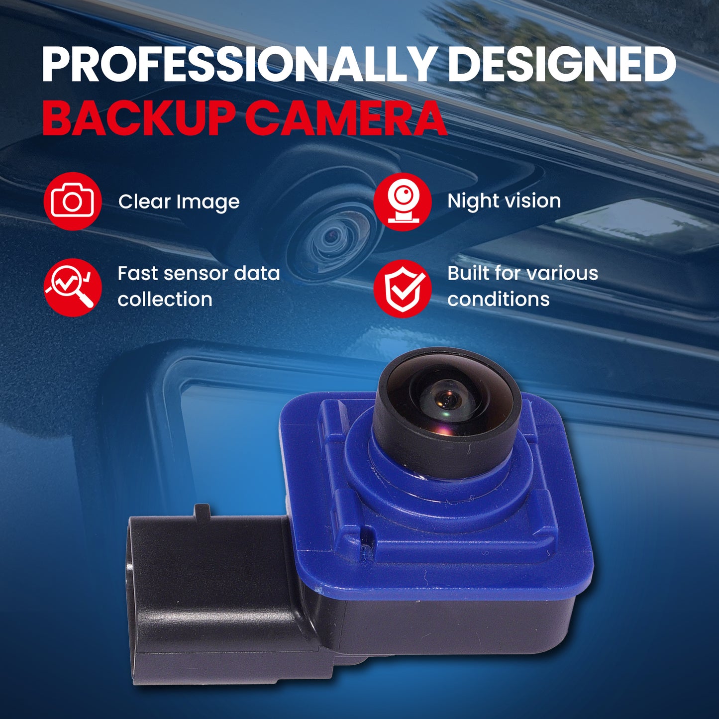 MOCA 590-080 PAS Rear Park Assist Camera Fit for 2015-2017 Ford F-150