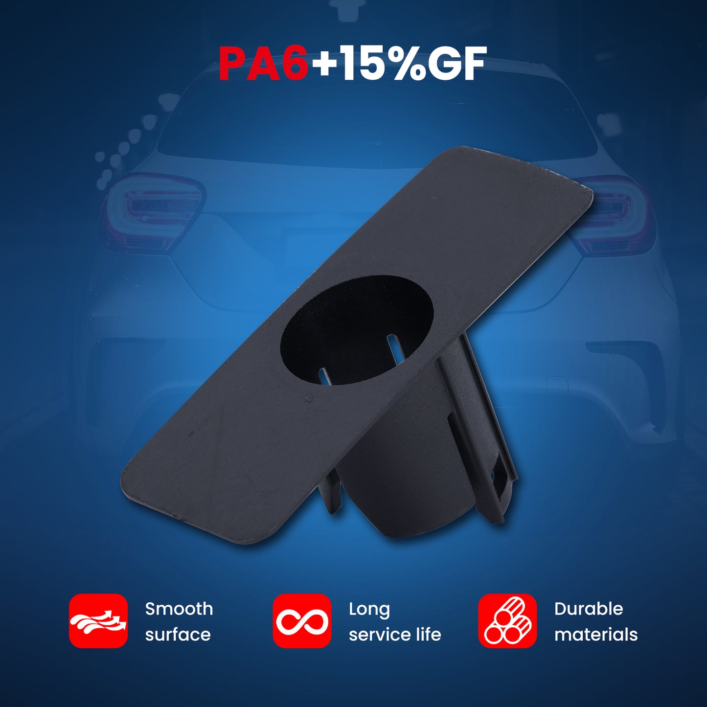 Soporte para sensor de asistencia al estacionamiento MOCA compatible con BMW 525i y 530i (2004-2007), BMW X3 (2004-2006) y BMW X5 (2000-2006)