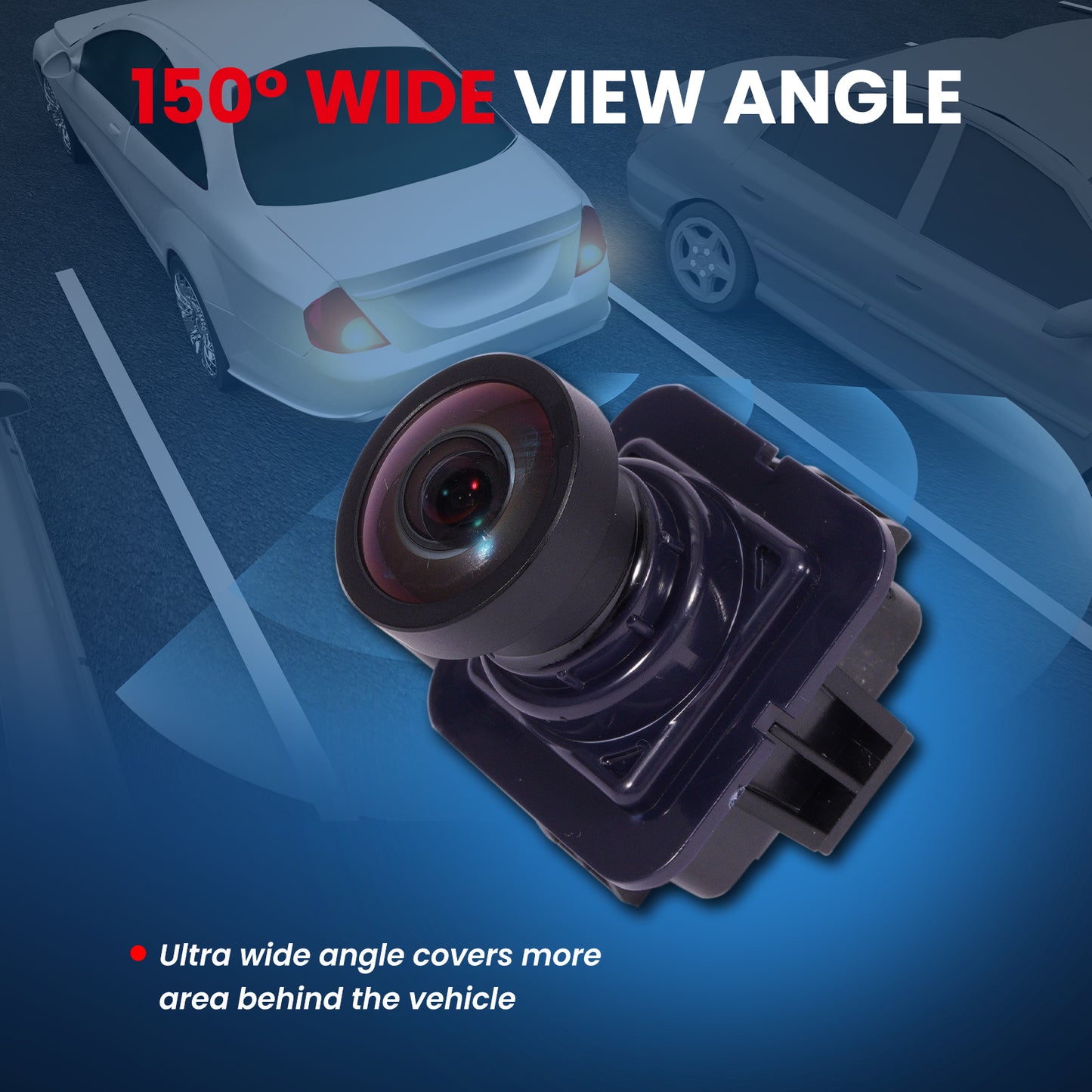 Cámara de asistencia para estacionamiento trasero MOCA 592-006 compatible con Ford Flex 3.5L 2013-2019