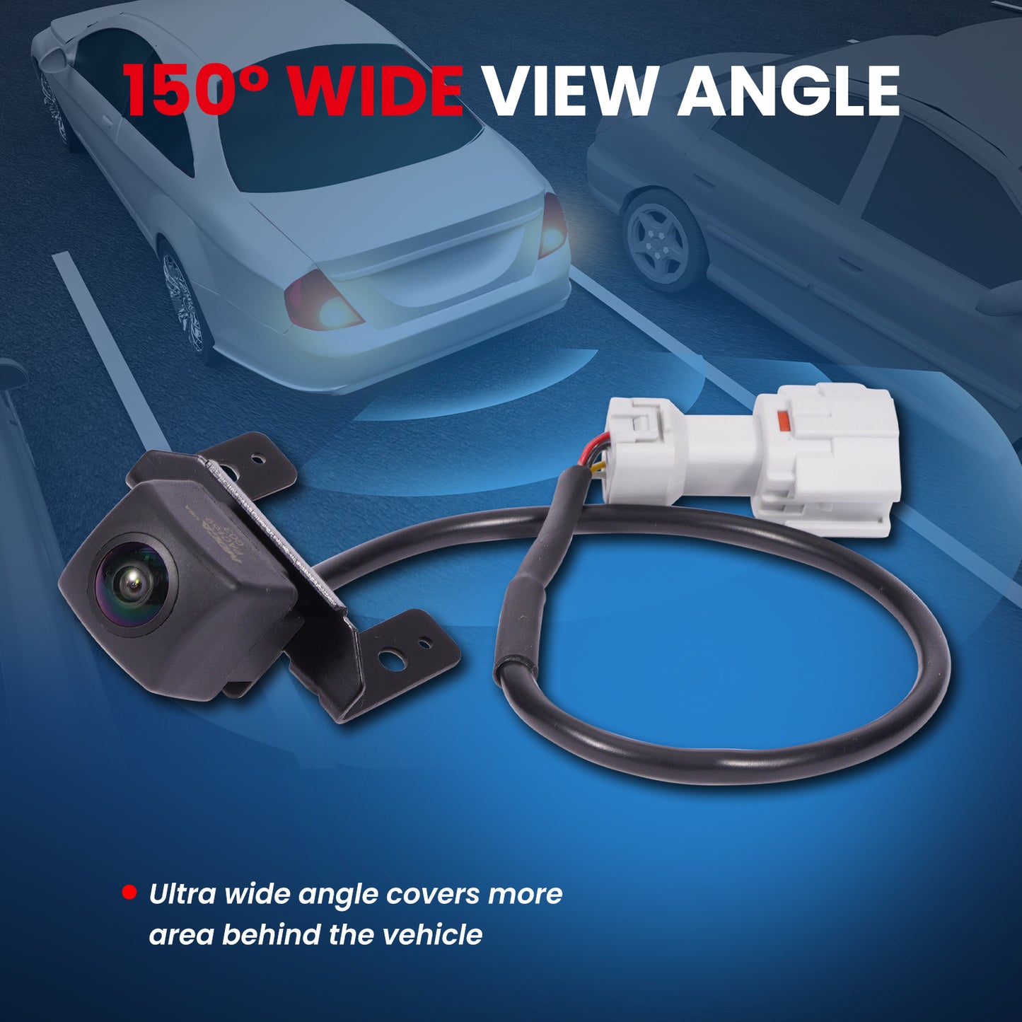 MOCA 590-169 Front Rear Park Assist Camera Fit for 2010-2015 Hyundai Sonata 2.4L & 2011-2015 Hyundai Sonata 2.0L & 2015 Hyundai Sonata 1.6L & 2010 Hyundai Sonata 3.3L