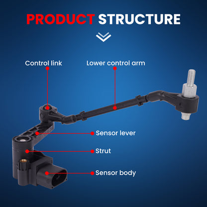MOCA RH5060 Front Right Ride Leveling Height Sensor Fit for 2003-2009 Land Rover Range Rover 4.2L 4.4L