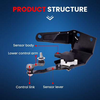 MOCA 927-011 Rear Left Ride Leveling Height Sensor Fit for 2006-2015 Lexus IS250 2.5L & 2006-2015 Lexus IS350 3.5L & 2008-2014 Lexus IS F 5.0L