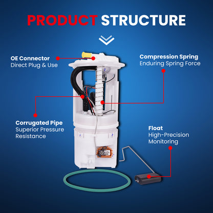 MOCA E7197M Fuel Pump Module Assembly for 2006-2010 Jeep Commander & 2005-2010 Jeep Grand Cherokee