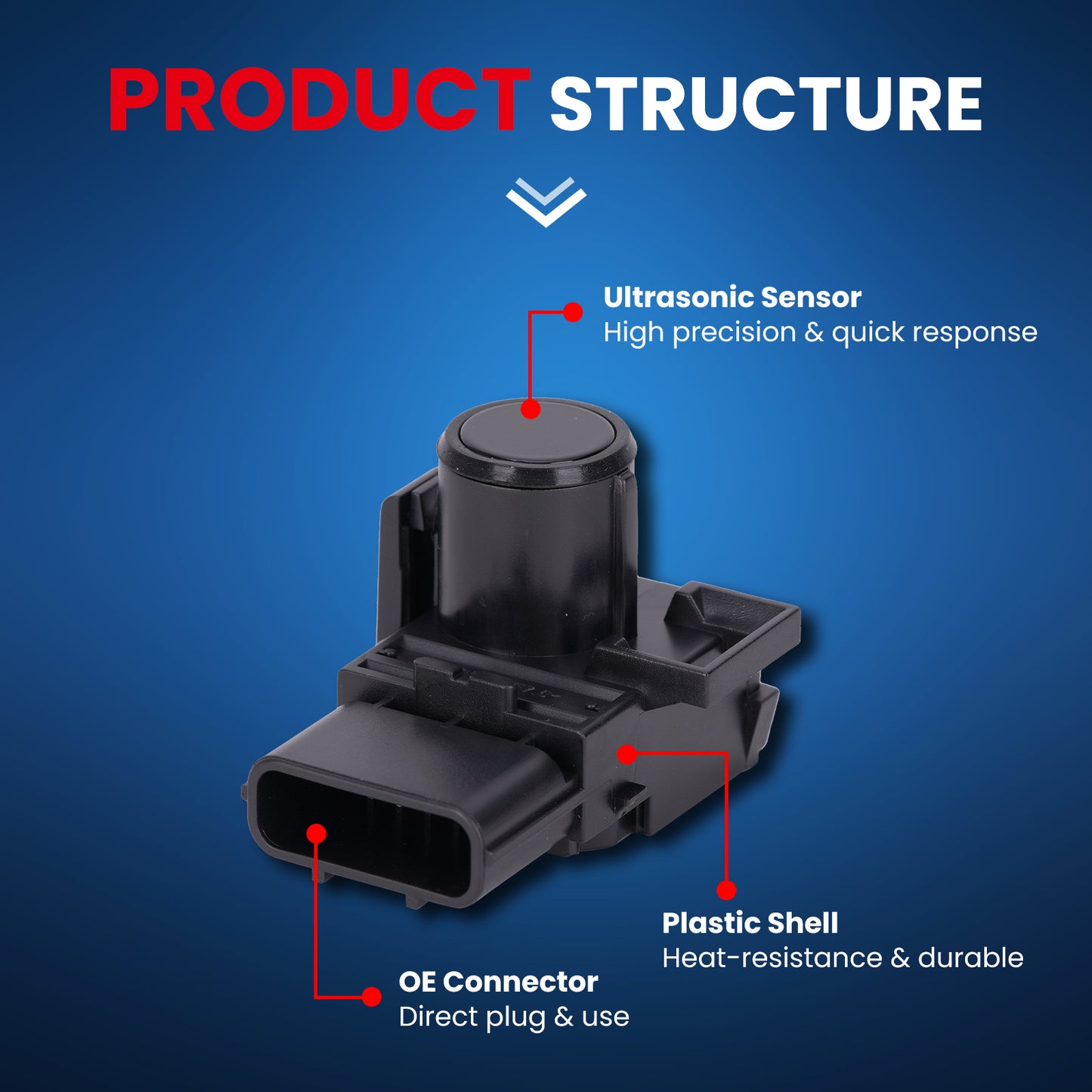 MOCA Parking Aid Sensor Fit for 2011-2017 Honda Odyssey 3.5L & 2012-2015 Honda Pilot 3.5L