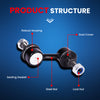 MOCA 2Pcs Front Sway Bar Link Kit Fit for 2003-2013 Subaru Forester 2.5L & 2008-2011 Subaru Impreza 2.0L & 05-09 Subaru Outback 3.0L