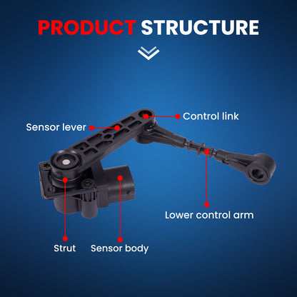 MOCA V48-72-0088 Front Left Ride Leveling Height Sensor Fit for 2005-2009 Land Rover LR3 4.0L 4.4L & 2009 Land Rover LR3 4.4L & 2006 Land Rover LR3 4.0L