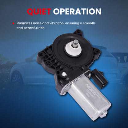 Motor de elevalunas eléctrico delantero trasero derecho MOCA compatible con Buick Encore 2013-2022, Chevrolet Trax 2013-2022 y Chevrolet Sonic 2013-2020