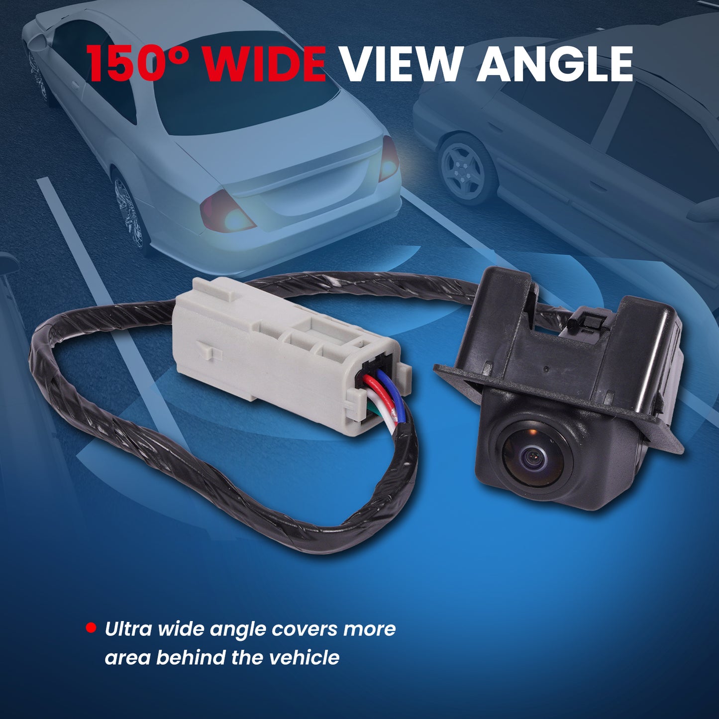 Cámara de asistencia para estacionamiento trasero MOCA 592-284 compatible con Cadillac SRX 3.6L 2012-2016 y Cadillac SRX 2.8L 3.0L 2010-2011