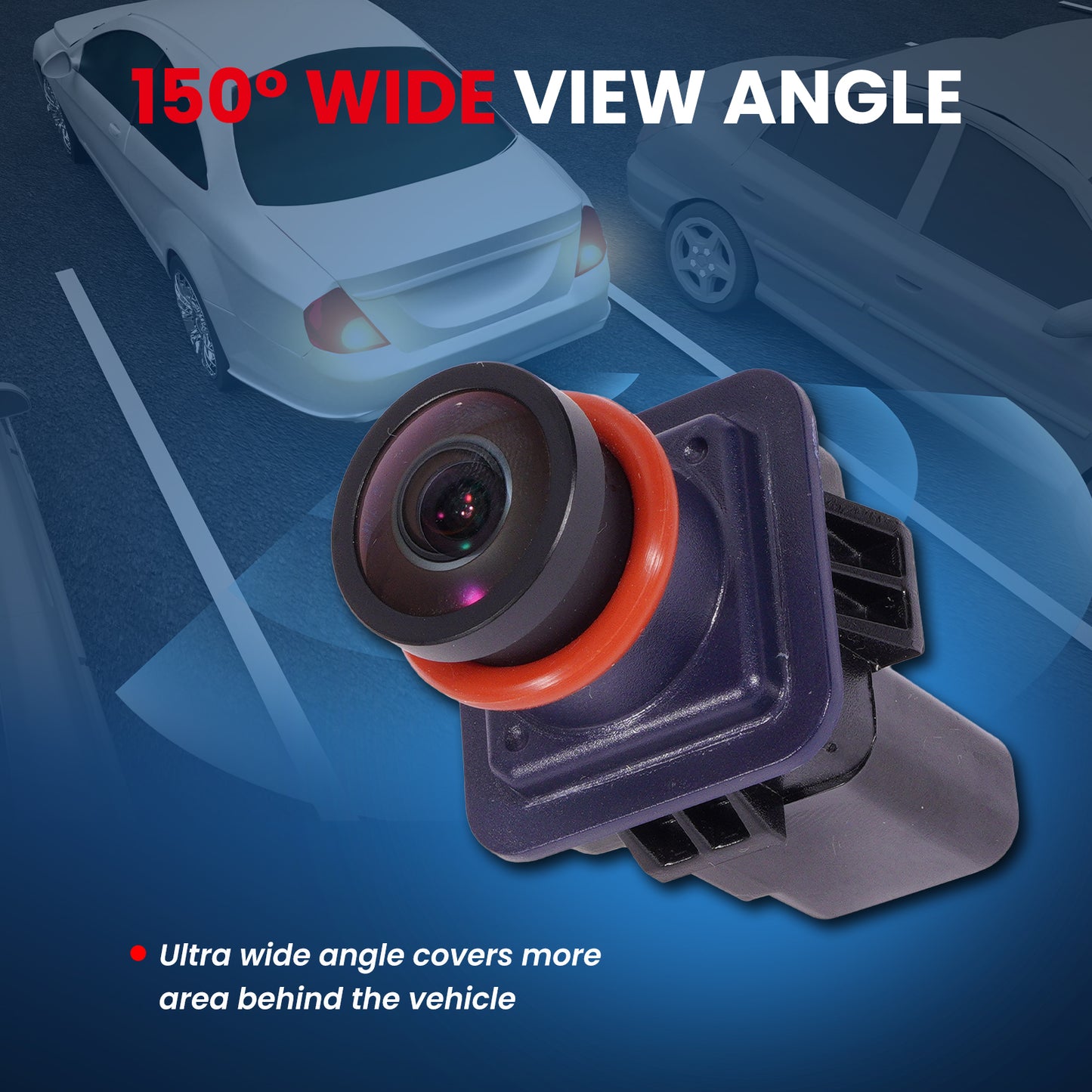 MOCA 592-224 Rear Park Assist Camera Fit for 2013-2019 Ford Police Interceptor Sedan 3.5L 3.7L & 2013-2019 Ford Taurus 3.5L & 2014-2018 Ford Special Service Police Sedan 2.0L